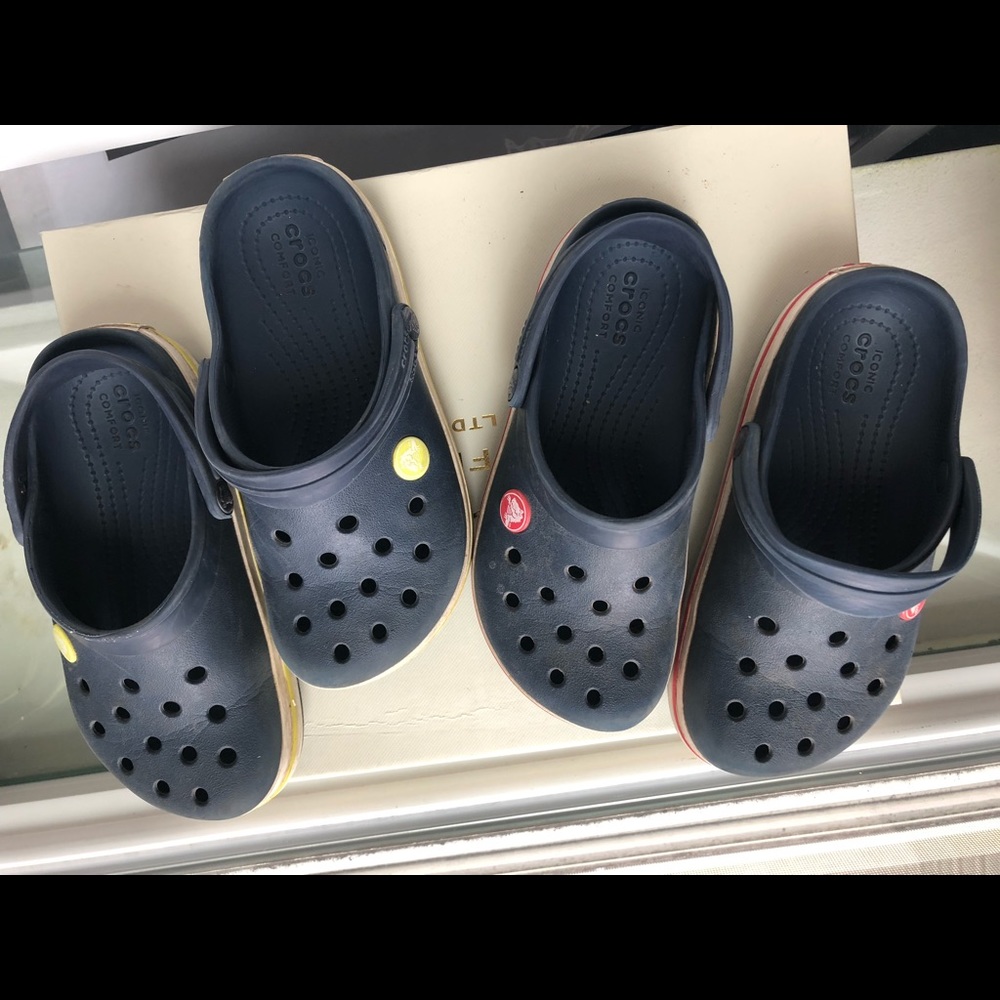 Crocks for boys/girls - 2 of them. Navy blue